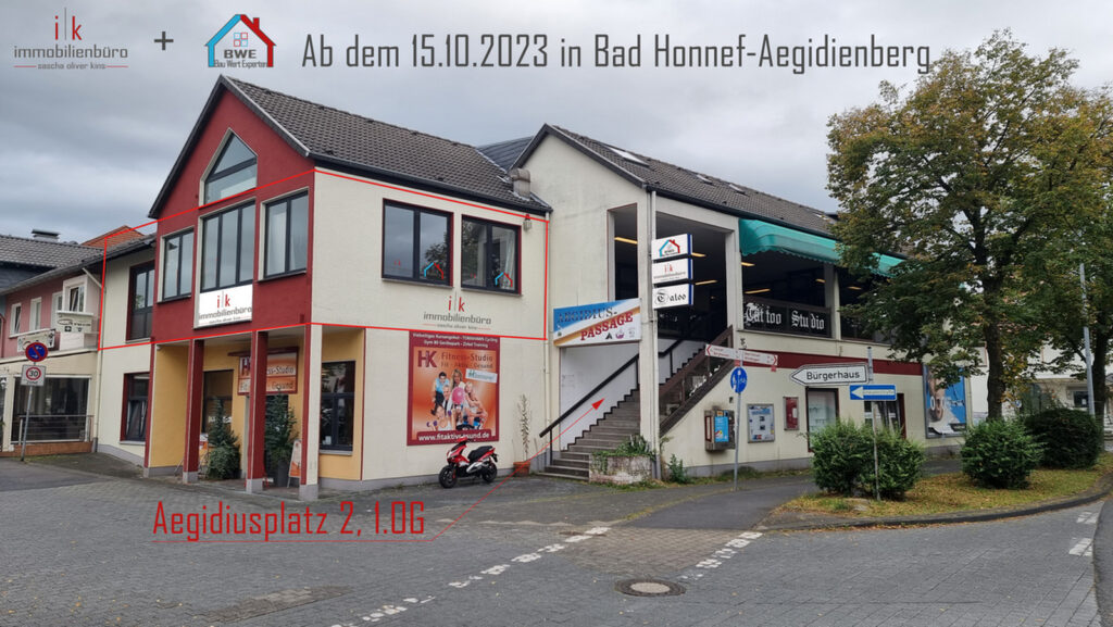 Immobilien Kins, neue Adresse ab 15.10.1023