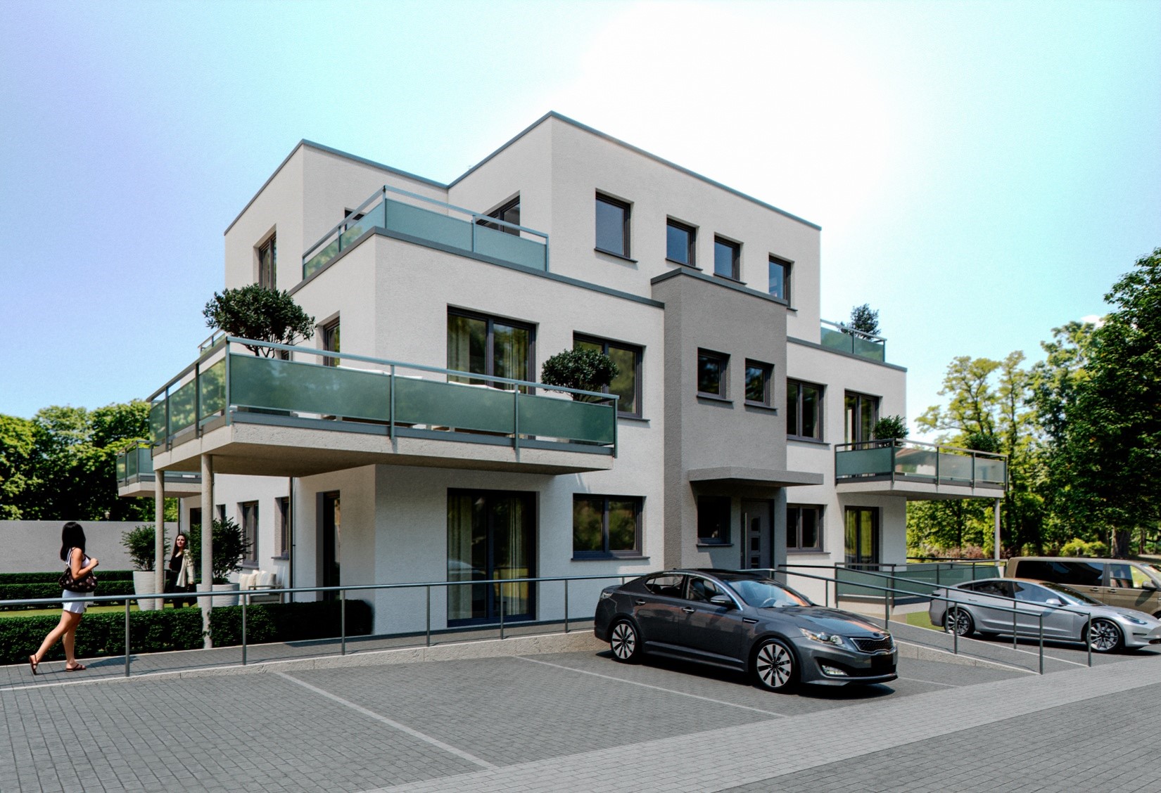Neubau Eigentumswohnungen 43 bis 144m², KfW-55 | Barrierefrei mit Aufzug | Schlüsselfertig