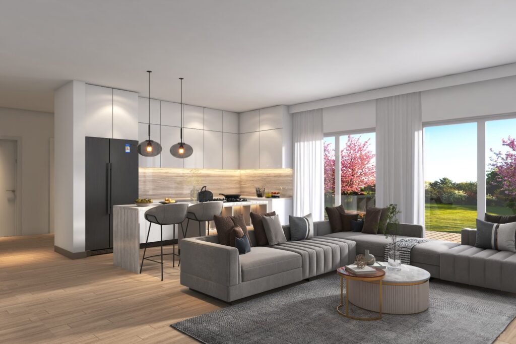 Ansicht Gartenwohnung